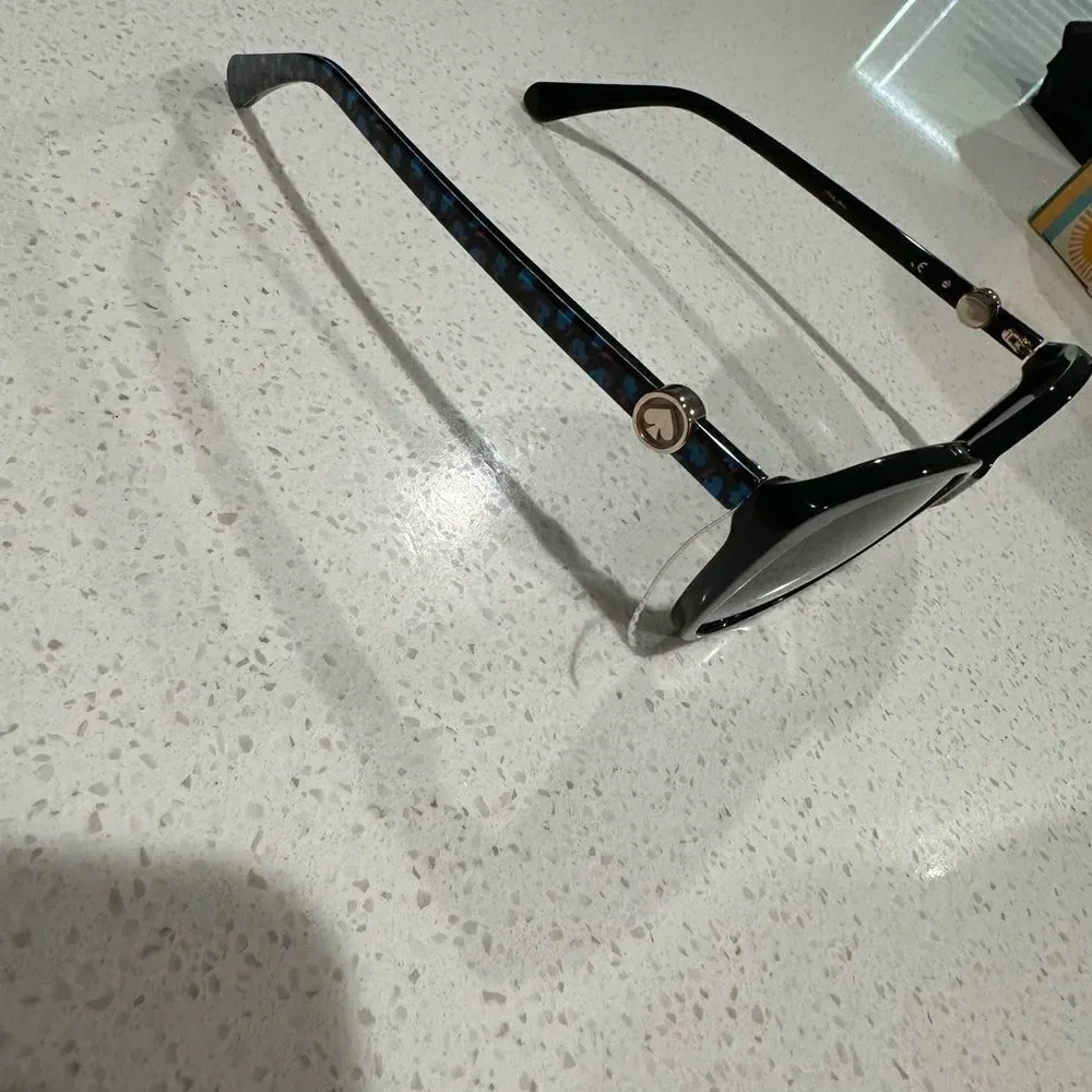 Kate Spade Sunglasses Visalia/G/S 7RM M9 Pattern Black Gray Polarised